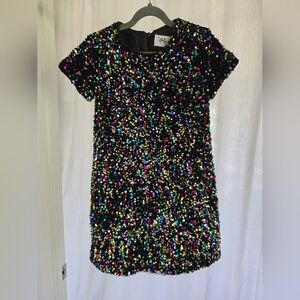Lola and the Boys Shimmer Sequin Dress, Size 6